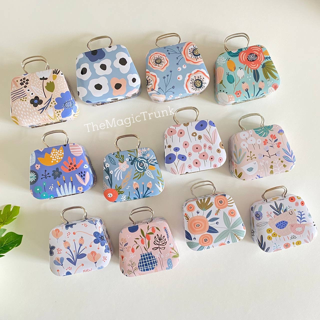 Suitcase Shape Tin Box