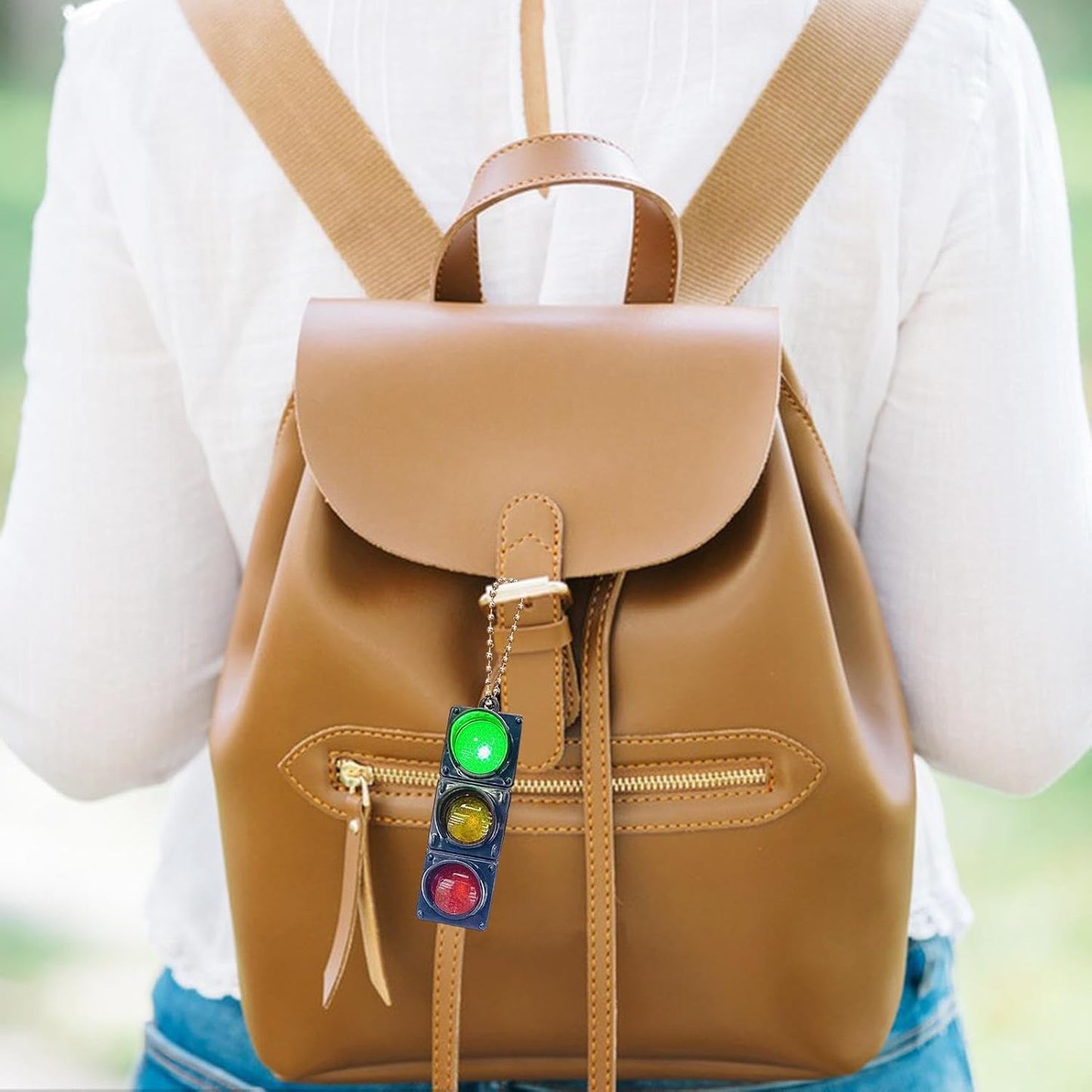 Traffic Light Keychain