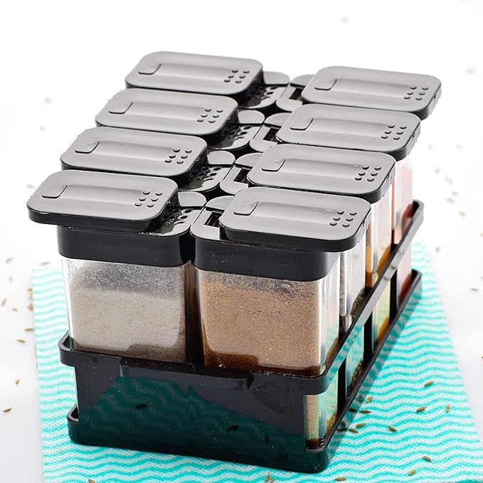 Masala Storage Box (1 Set -8 Jars) – Vensaa - Main Image