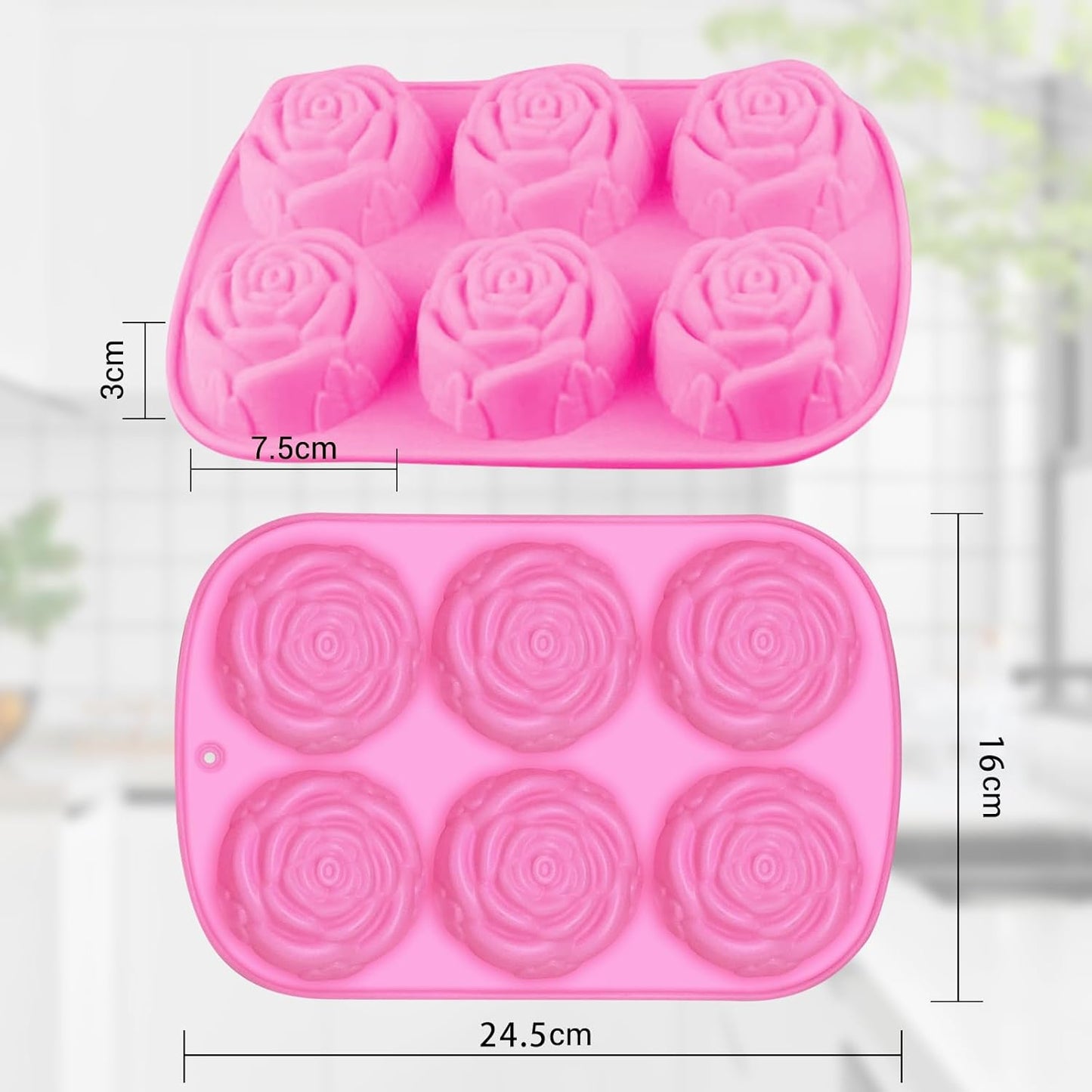 Rose Flower Silicone Mold