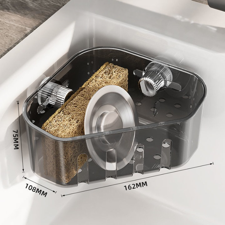 Sink suction cup rack