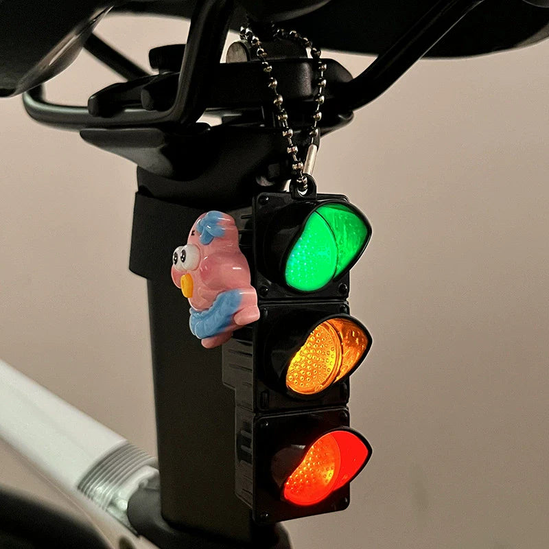 Traffic Light Keychain