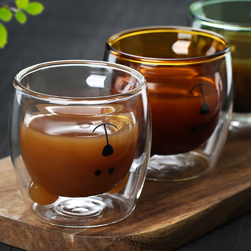 Bear Glass Mug