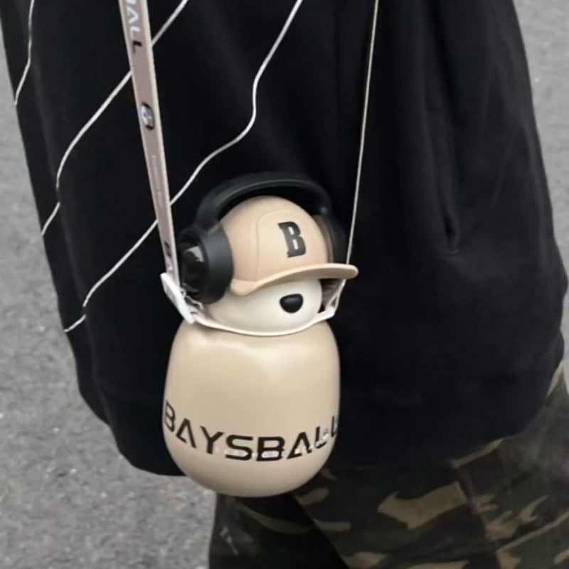 Earphone Bear Water Bottle