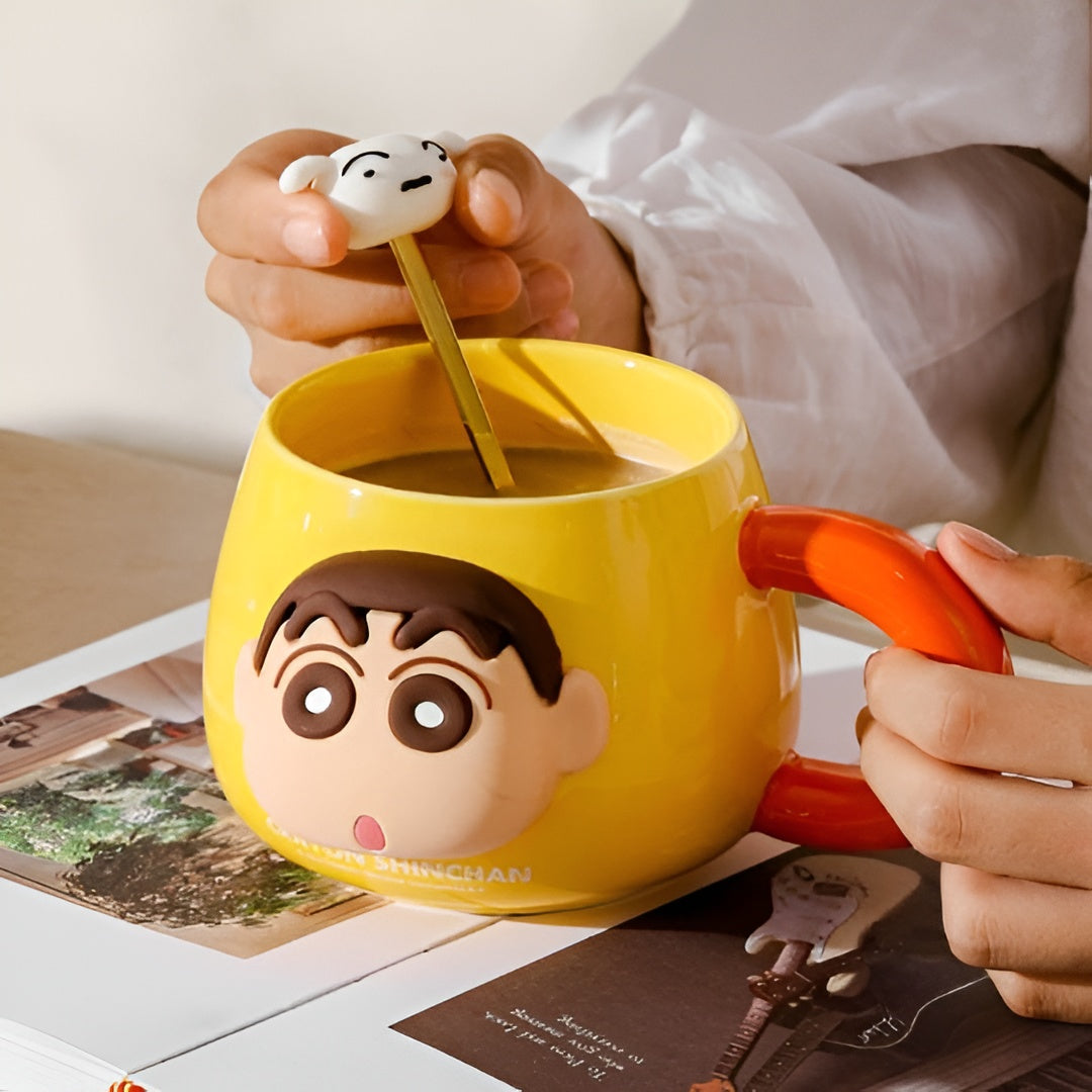 Shinchan Cup With Shiro Spoon
