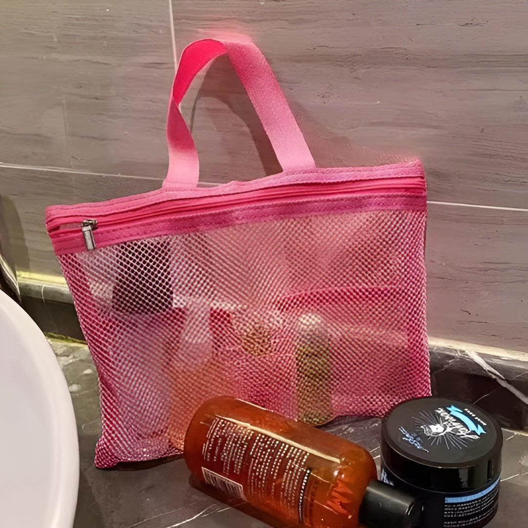 Mesh Cosmetic Handbag
