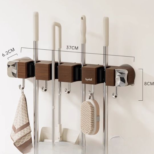 Wall Mounted Broom Holder