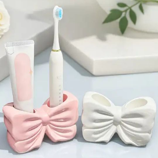 Bow Toothbrush Holder