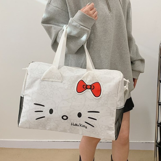 hello kitty travel tote bag Kitty Travel Bag – Vensaa