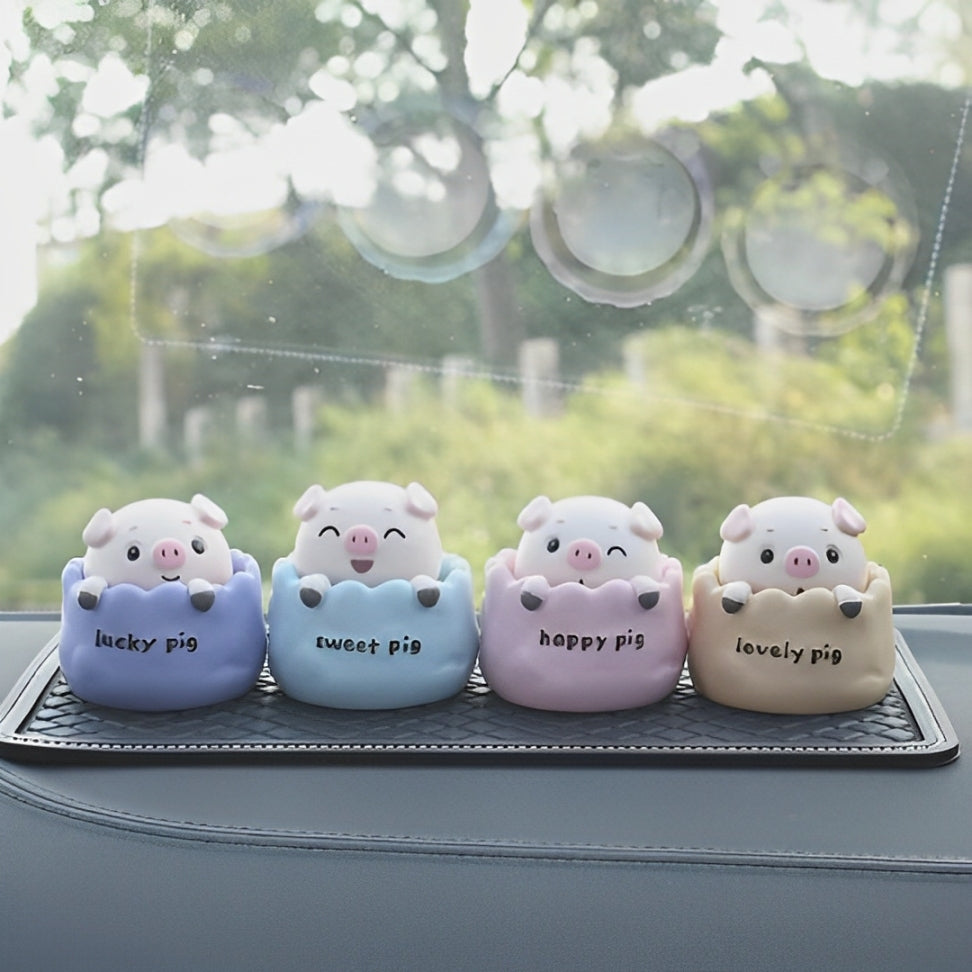 Cute Pig Car Ornaments