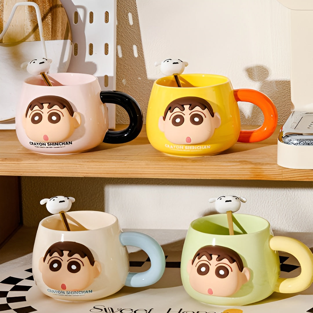 Shinchan Cup With Shiro Spoon