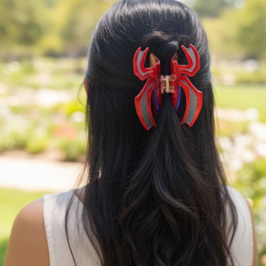 Spider Man Hair Clip