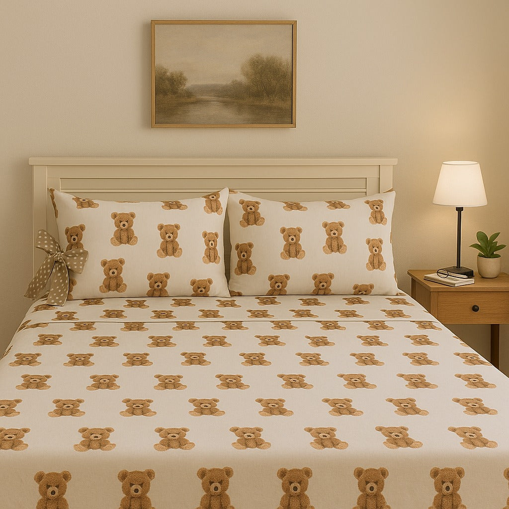 Teddy Bedsheet Set