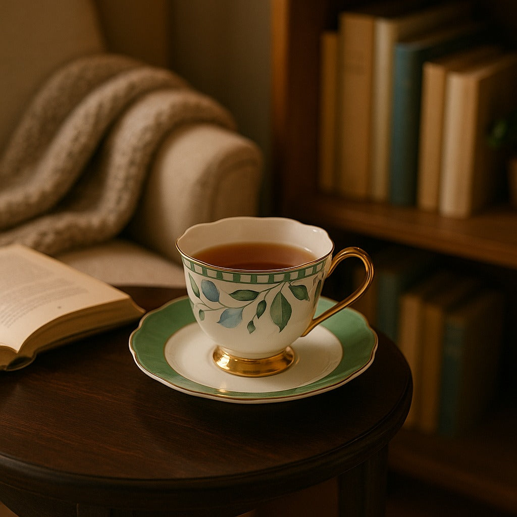 Vintage Flower Cup & Saucer
