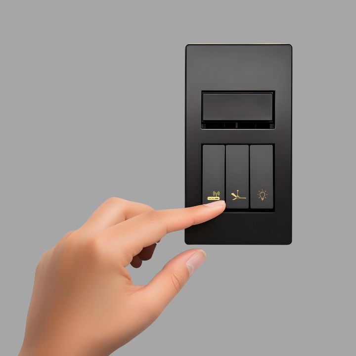 Gold Switch Stickers