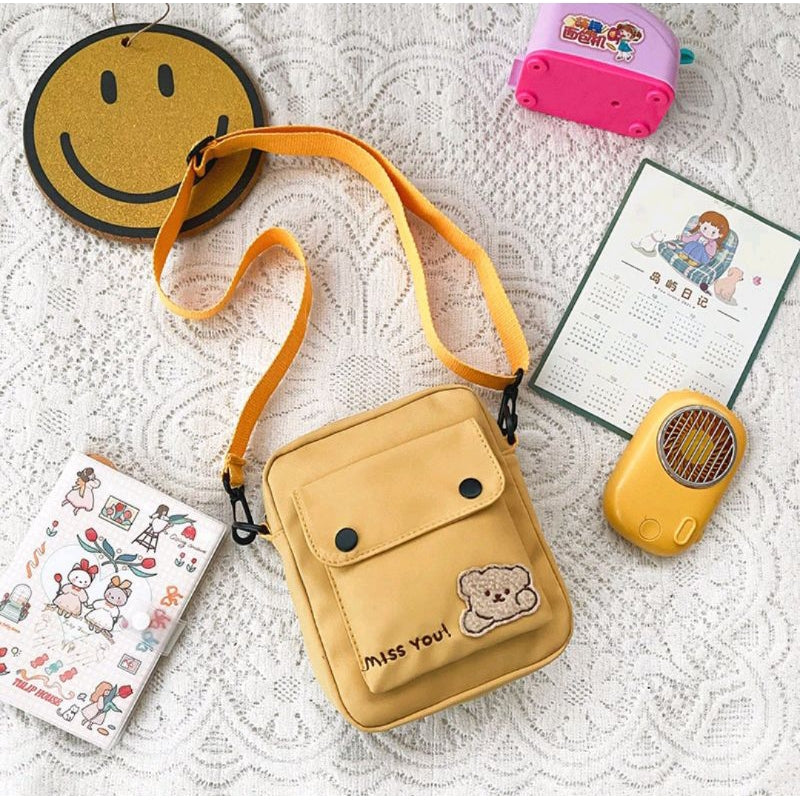 Cartoon Bear Crossbody Bag