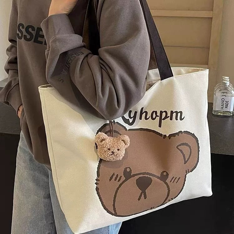 Bear tote bag