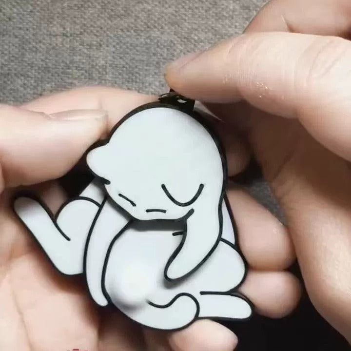 Cat Play Balls Keychain