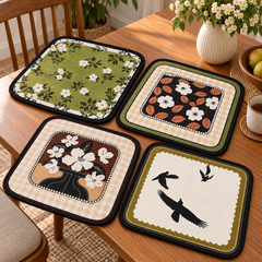 Floral Comfort Chair Seat Pad - four available designs