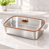 Copperline Glass-Lid Serving Pan