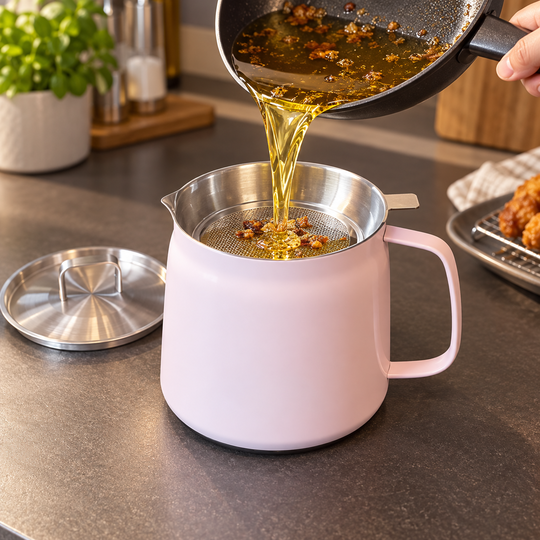 Cooking Oil Filter Pot