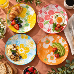BloomJoy Floral Plates