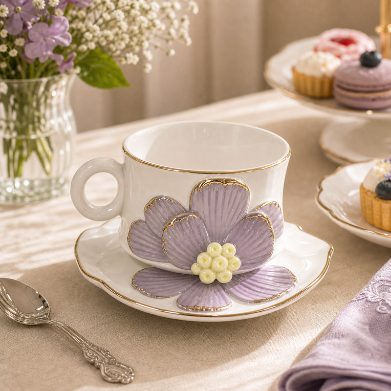 Lavender Bloom Tea Set
