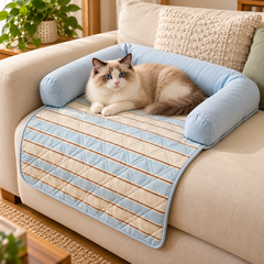 Cat resting on Pet sleeping mat