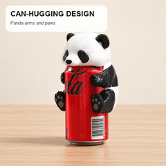 Flip-Top Panda Can Lid can-hugging design