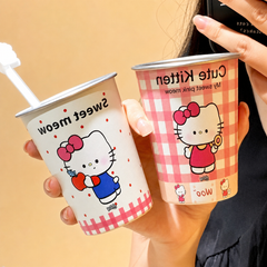 Kawaii Kitty Cup handheld view