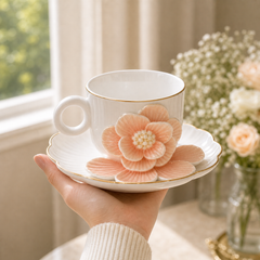 Peach Bloom Tea Set