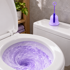 Toilet Tank Cleaner flush action