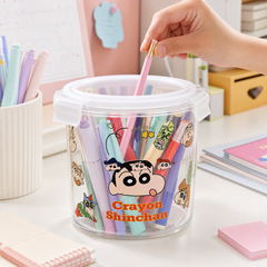 Crayon Shinchan container organizing stationery