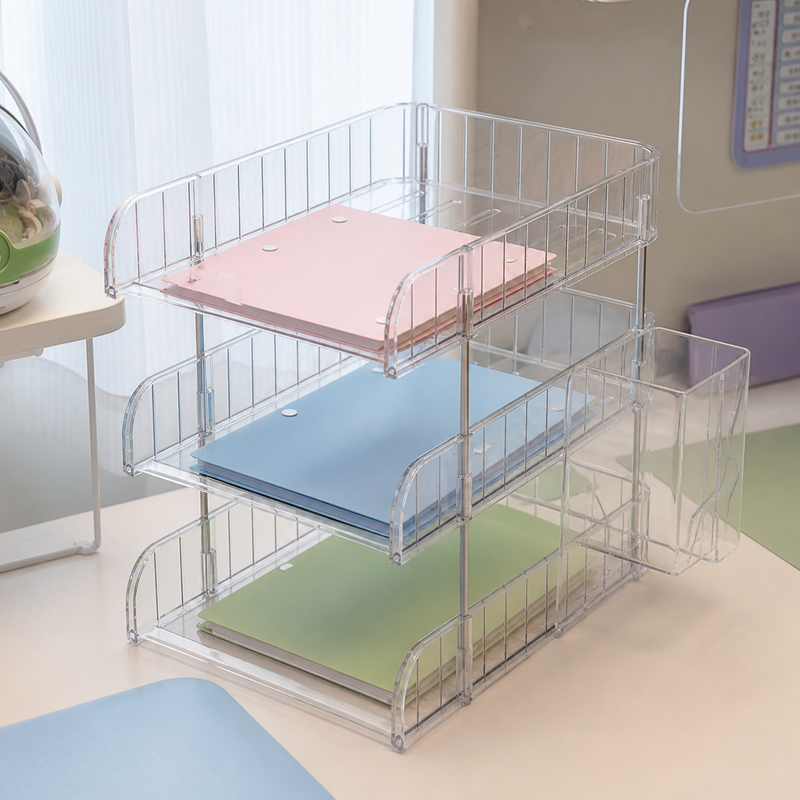 Pull-out upper tray
