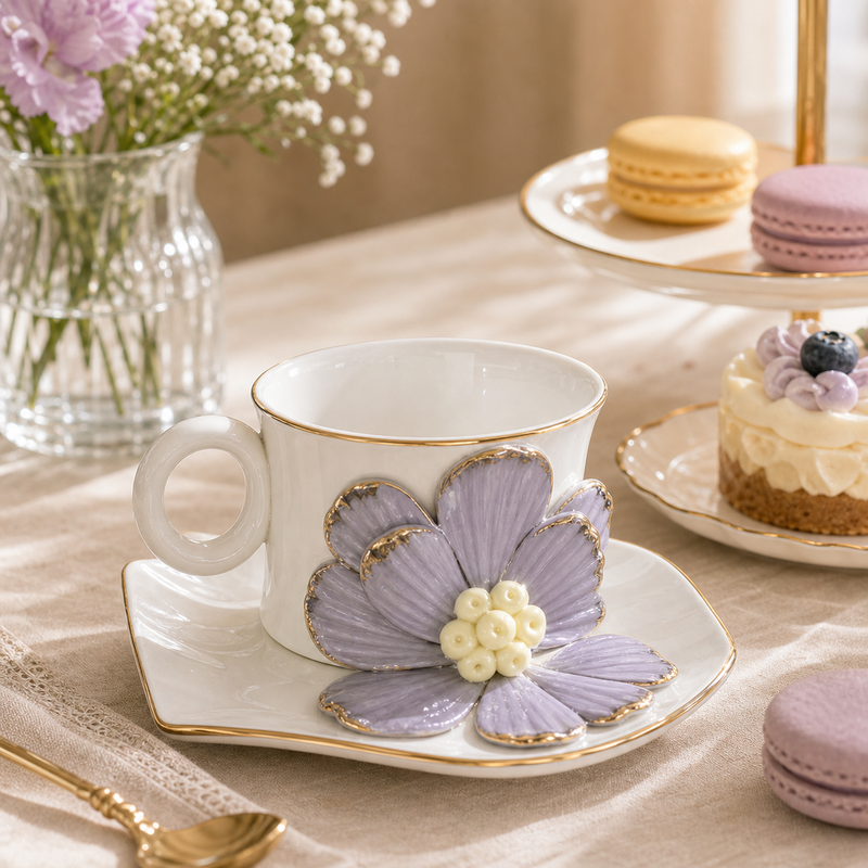 Lavender Bloom Tea Set