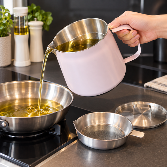 Cooking Oil Filter Pot