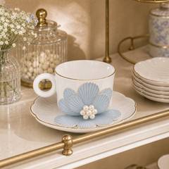 Powder Blue Tea Set