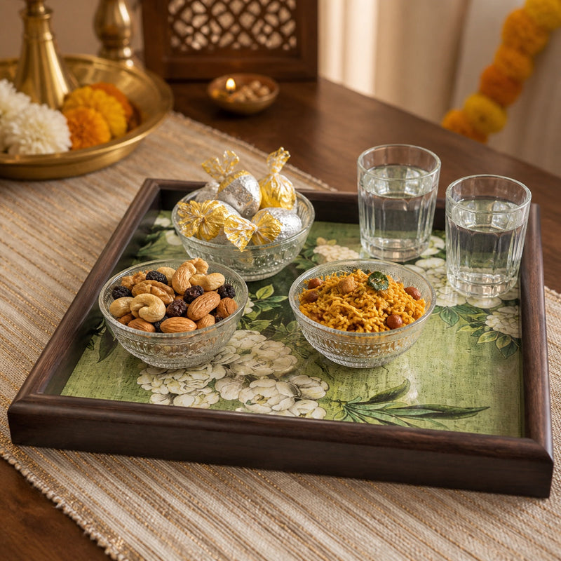 Botanical Frame Serving Tray