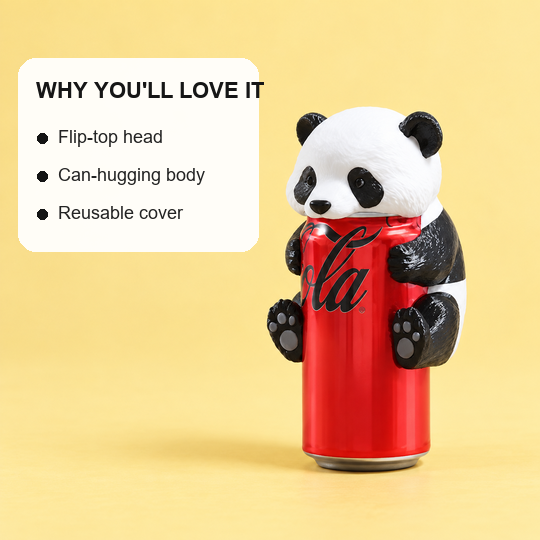 Flip-Top Panda Can Lid key features