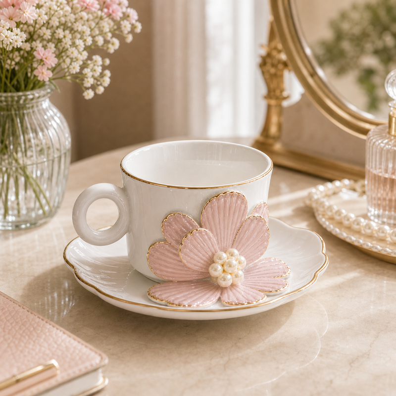 Blush Bloom Tea Set