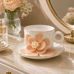 Peach Bloom Tea Set
