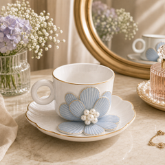 Powder Blue Tea Set
