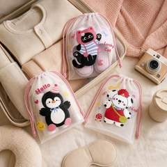 Multipurpose organizers prepared for travel