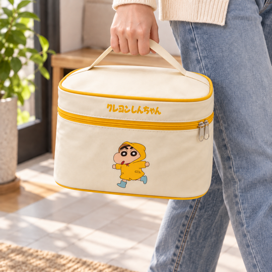 Shinchan Meal Buddy Lunch Box closed pouch ready to carry