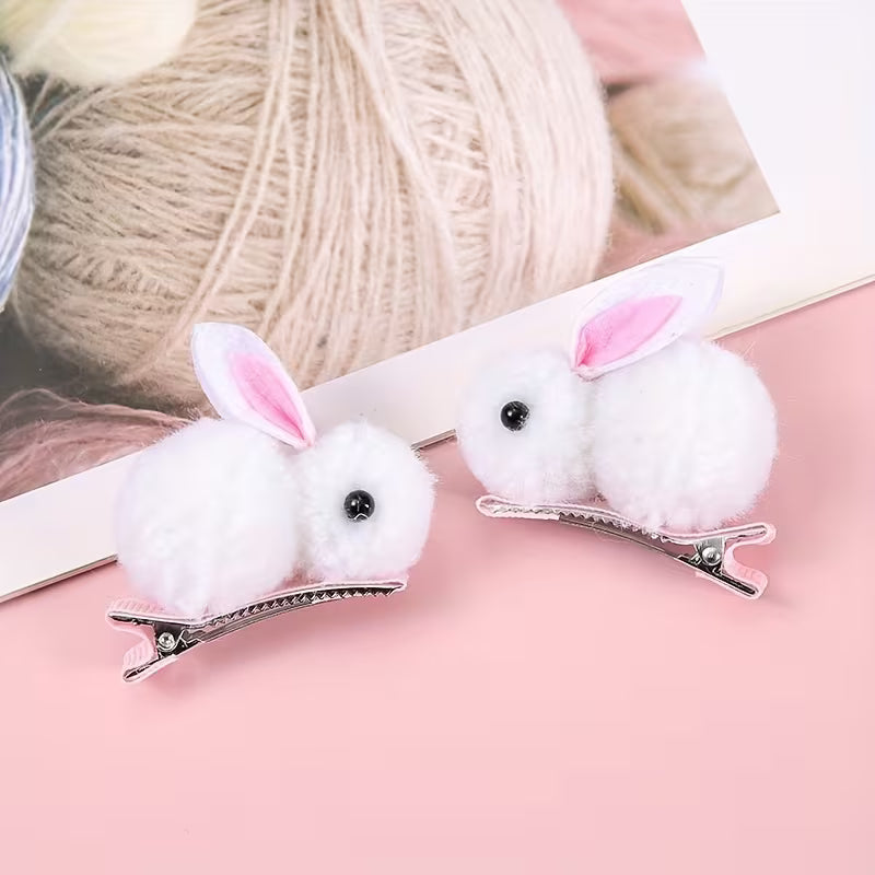 Fluffy Bunny Hair Clips – Thoughtfully made