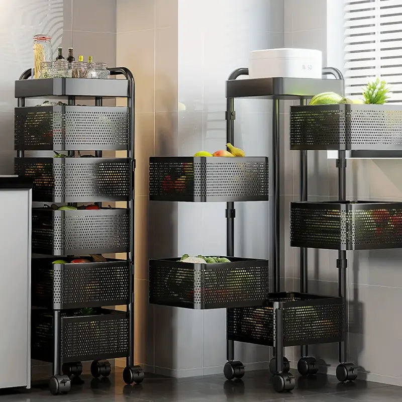 Multi Layer Rolling Storage Rack