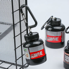 Protein Powder Bottle Keychain