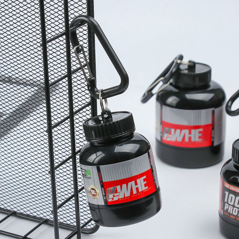 Protein Powder Bottle Keychain