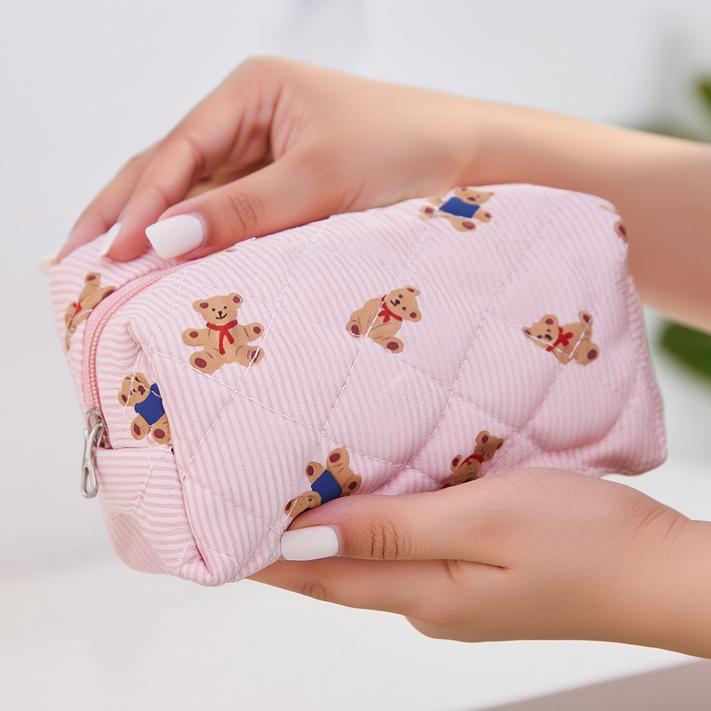 Cute Bear Makeup Pouch
