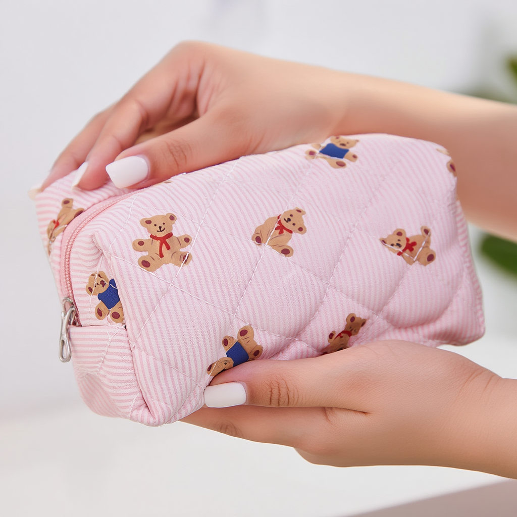 Cute Bear Makeup Pouch